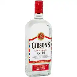 Carrefour GIBSON'S London Dry Gin offre