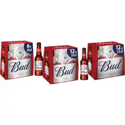 Carrefour BUD SUR TOUS LES PACKS X6, X12, X20 offre