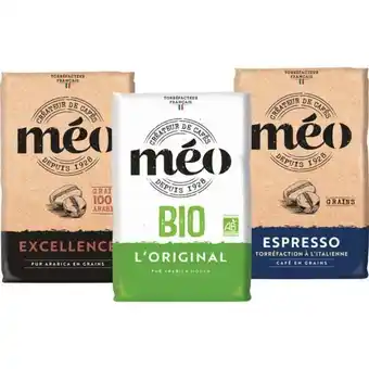 Carrefour MEO SUR TOUS LES CAFES MOULUS ET EN GRAINS offre