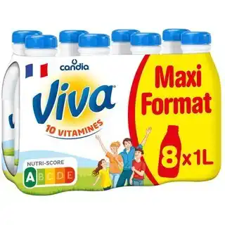 Carrefour VIVA Lait U.H.T. Calcium et vitamines D Maxi Format offre