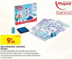 Intermarché MAPED Mes premiers tampons offre