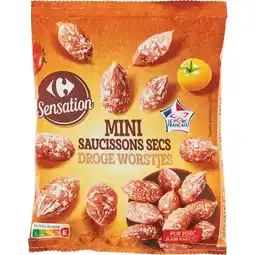 Carrefour CARREFOUR SENSATION Mini saucissons secs offre