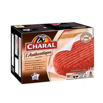 Carrefour CHARAL Steaks hachés pur bœuf surgelés offre