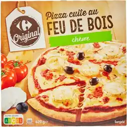 Carrefour CARREFOUR ORIGINAL Pizza cuite au feu de bois surgelée offre