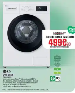 Extra LG Lave-linge F94N15WHS offre