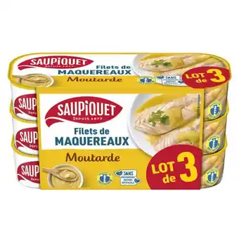 Carrefour SAUPIQUET Filets de maquereaux offre