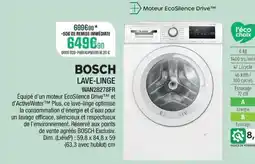 Extra BOSCH Lave-linge wan28278fr offre