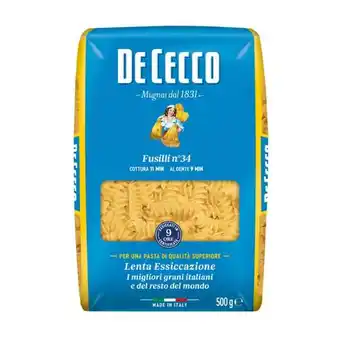 Carrefour DE CECCO Pâtes offre