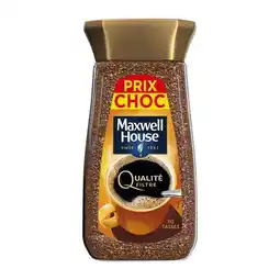 Carrefour MAXWELL HOUSE Café soluble Qualité Filtre Prix Choc offre