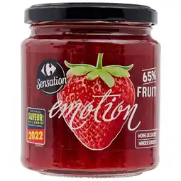 Carrefour CARREFOUR SENSATION Confiture Émotion 65% Fruit offre