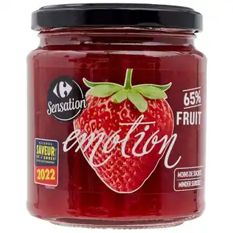 Carrefour CARREFOUR SENSATION Confiture Émotion 65% Fruit offre