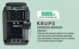 Extra KRUPS Expresso broyeur ea912hf1 offre