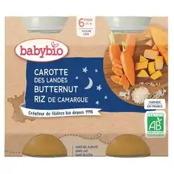 Carrefour Market BABYBIO Petits pots bébé offre