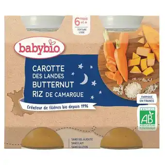 Carrefour Market BABYBIO Petits pots bébé offre