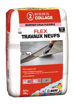 Brico Dépôt Mortier-colle flex travaux neufs c2 offre