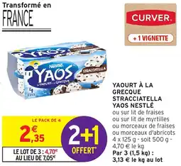 Intermarché Express NESTLÉ Yaourt à la grecque stracciatella yaos offre