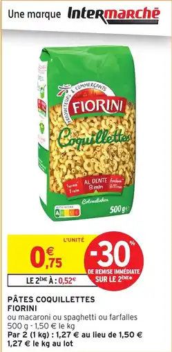 Intermarché Express FIORINI Pâtes coquillettes offre