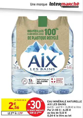 Intermarché Express AIX LES BAINS Eau minérale naturelle offre