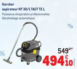 METRO KARCHER aspirateur NT 30/1 TACT TE L offre