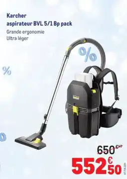 METRO KARCHER aspirateur BVL 5/1 Bp pack offre