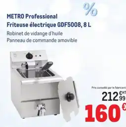 METRO METRO PROFESSIONAL Friteuse électrique GDF5008 offre