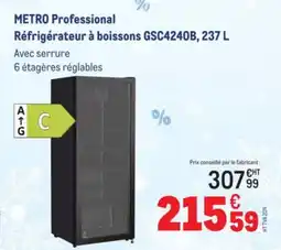 METRO METRO PROFESSIONAL  Réfrigérateur à boissons GSC4240B offre