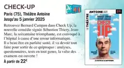 Carrefour Paris theatre antoine jusqu'au 5 janvier 2025 offre