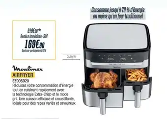 Proxi Confort MOULINEX Airfryer ez905d20 offre