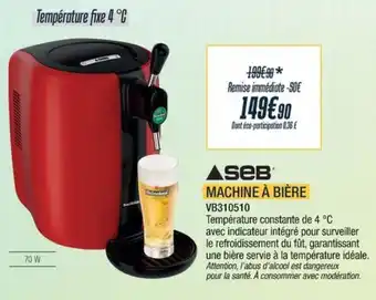 Proxi Confort SEB Machine à bière offre