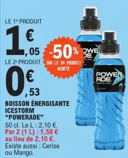 E.Leclerc Express "POWERADE" Boisson énergisante icestorm offre