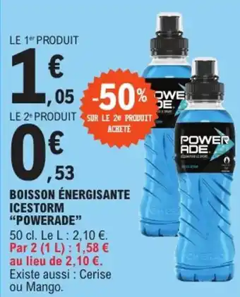 E.Leclerc Express "POWERADE" Boisson énergisante icestorm offre