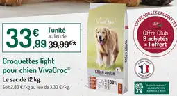 Botanic VivaCroc Croquettes light pour chien offre