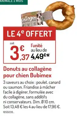 Botanic BUBIMEX Donuts au collagène pour chien offre