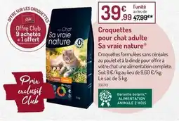 Botanic Sa vraie nature Croquettes pour chat adulte offre