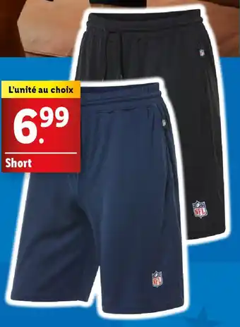 Lidl Nfl short offre