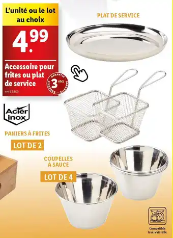 Lidl Accessoire pour frites ou plat de service offre