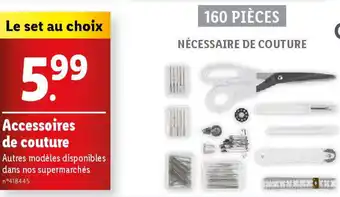 Lidl Crelando accessoires de couture offre