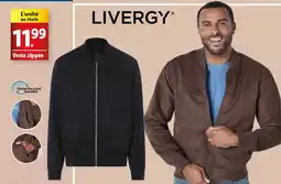 Lidl Livergy veste zippee offre