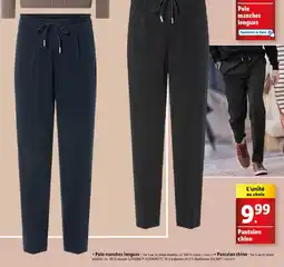 Lidl Livergy pantalon chino offre