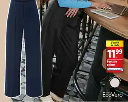 Lidl Lenzing ecovero pantalon palazzo offre