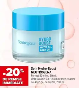 Carrefour maPara parapharmacie Soin hydro boost neutrogena offre