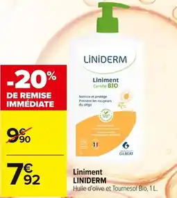 Carrefour maPara parapharmacie Liniment liniderm offre