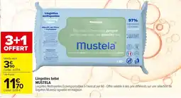 Carrefour maPara parapharmacie Lingettes bebe mustela offre