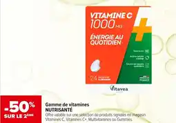 Carrefour maPara parapharmacie Gamme de vitamines nutrisanté offre