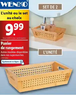 Lidl Wenko danier de rangement offre