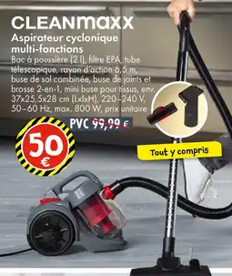 TEDi CLEANMAXX Aspirateur cyclonique multi-fonctions offre