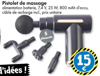 TEDi Pistolet de massage offre