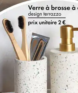 TEDi Verre à brosse à dents offre