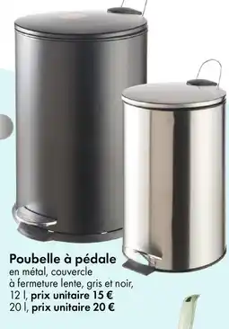 TEDi Poubelle à pédale offre