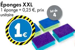 TEDi Éponges XXL offre